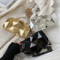 Turn Heads with the Confident Queen Gold Box Clutch 6
